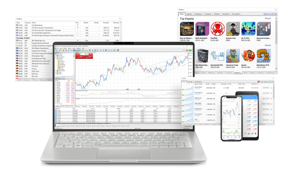مكونات منصة MetaTrader