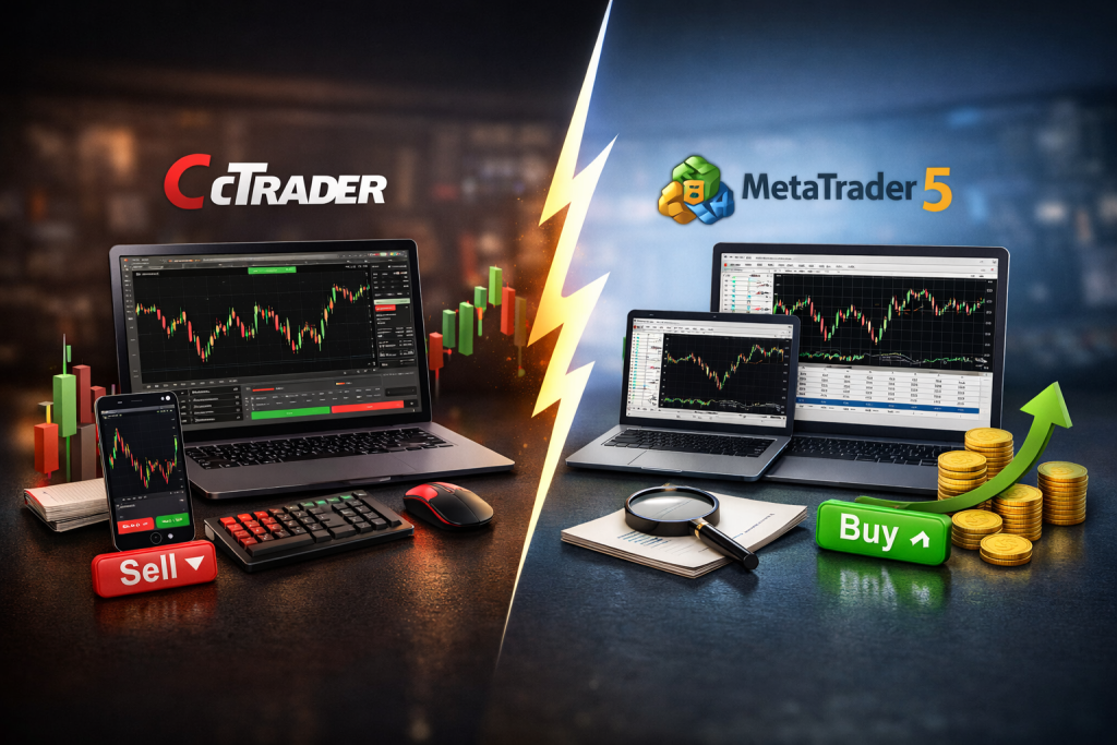 الفرق بين cTrader و MetaTrader