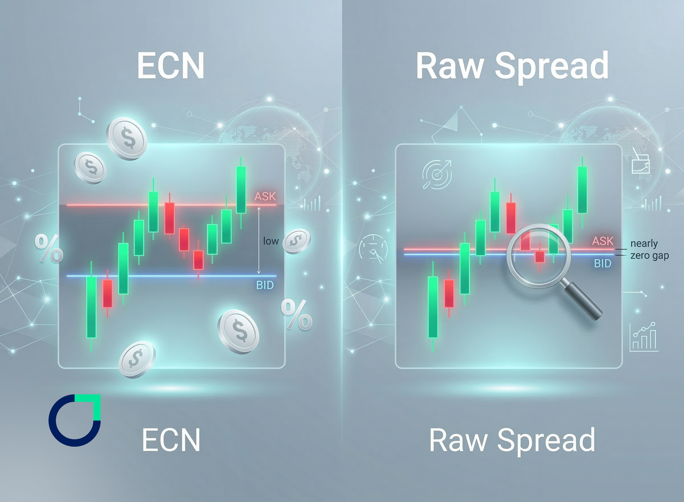 ECN مقابل Raw: أيهما أفضل؟ - أوتت ماركتس