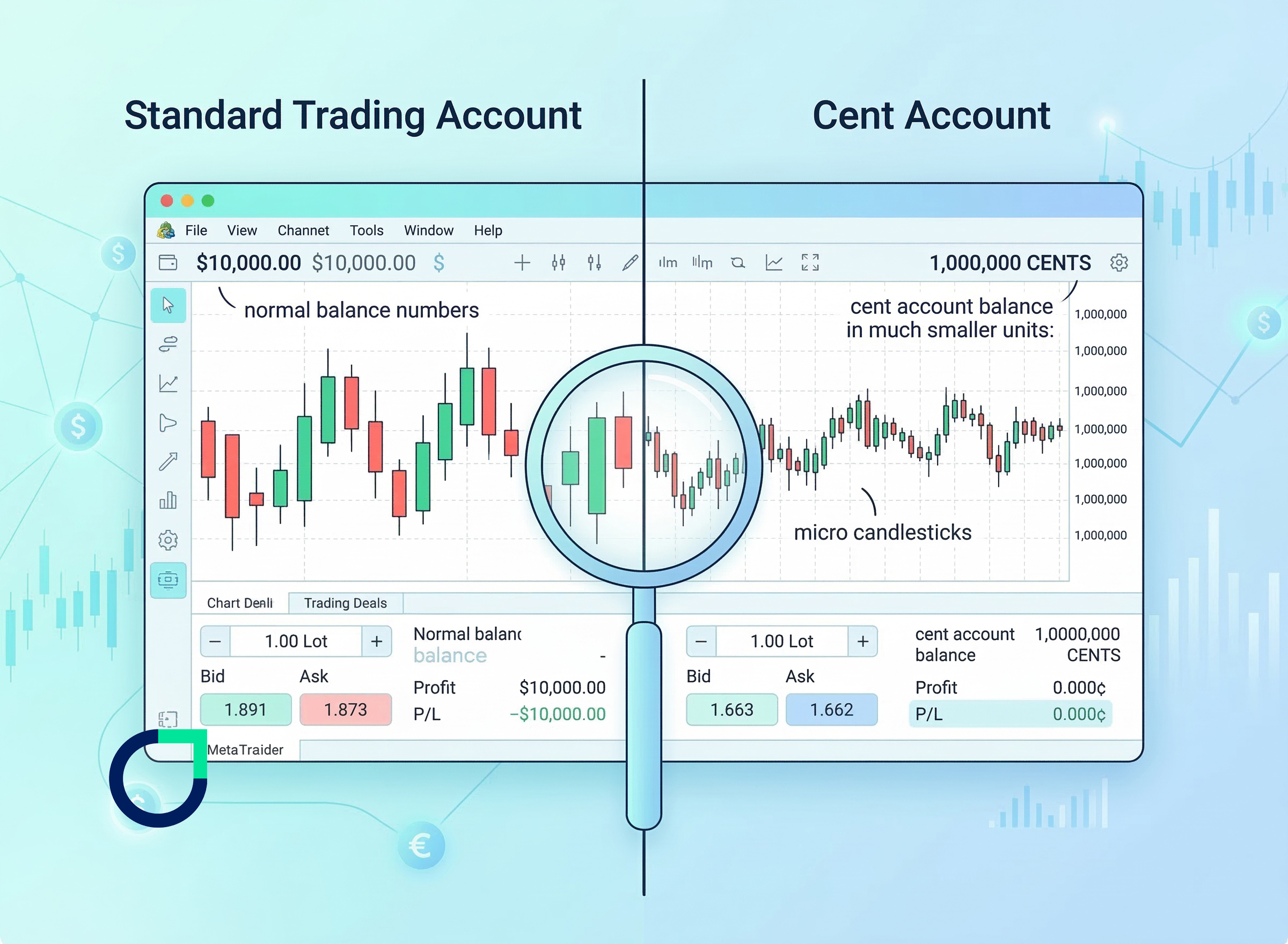 ECN مقابل Cent: أيهما تختار؟ - أوتت ماركتس