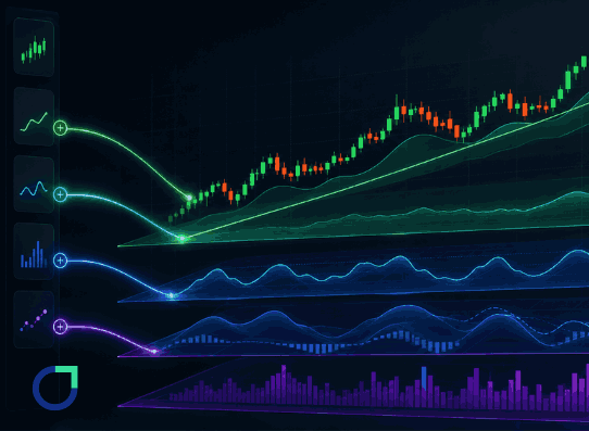 كيفية إضافة المؤشرات الفنية في منصة cTrader - أوتت مارکتس