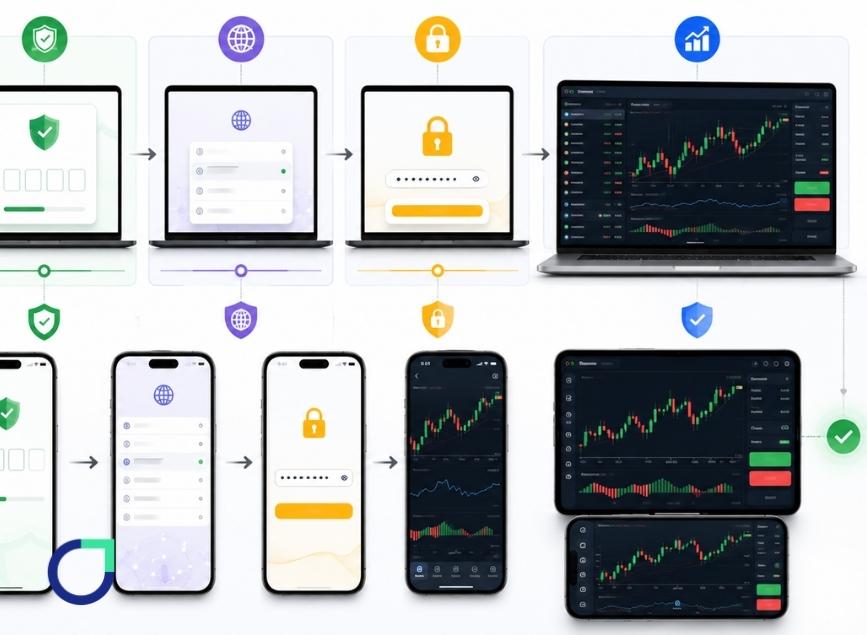 كيف تسجل الدخول إلى حساب MetaTrader 5 خطوة بخطوة؟