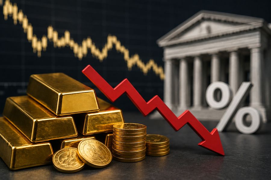 لماذا يهبط الذهب عند رفع أسعار الفائدة؟