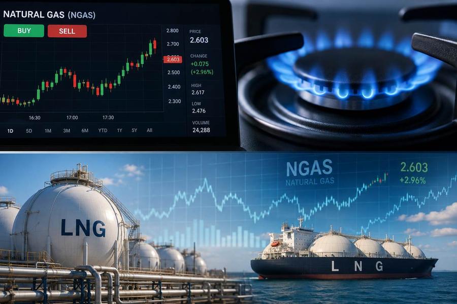تداول الغاز الطبيعي (NGAS)